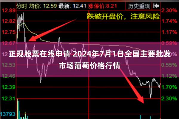 正规股票在线申请 2024年7月1日全国主要批发市场葡萄价格行情