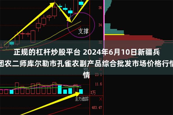 正规的杠杆炒股平台 2024年6月10日新疆兵团农二师库尔勒市孔雀农副产品综合批发市场价格行情