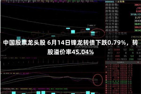 中国股票龙头股 6月14日锋龙转债下跌0.79%，转股溢价率45.04%